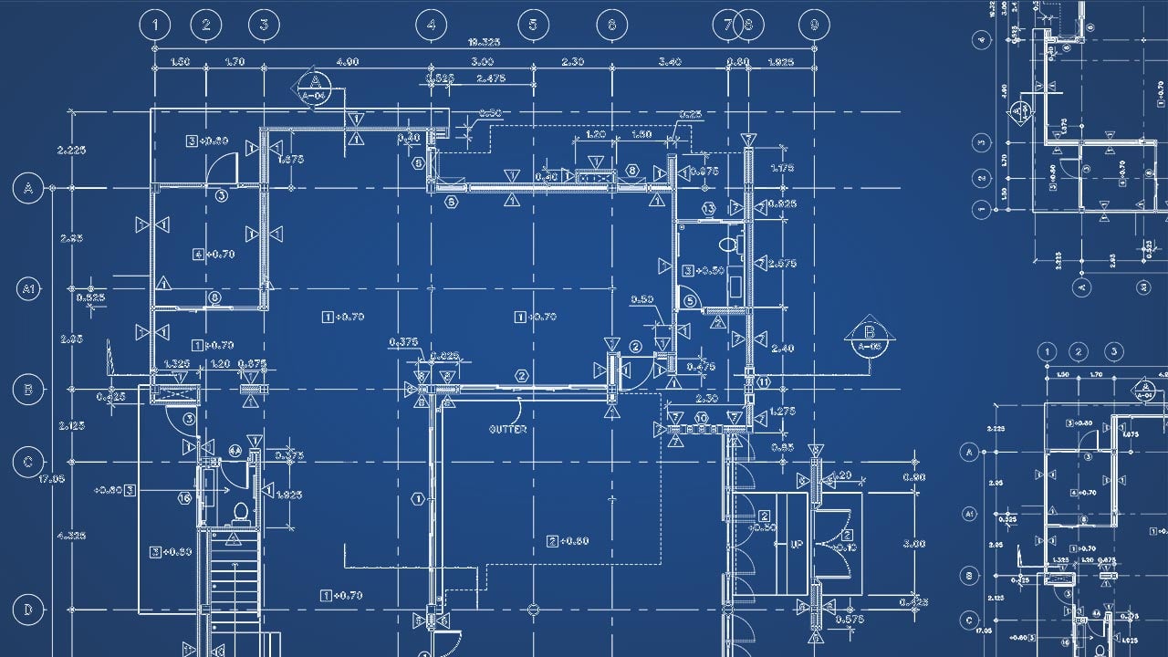 electrical blueprint background