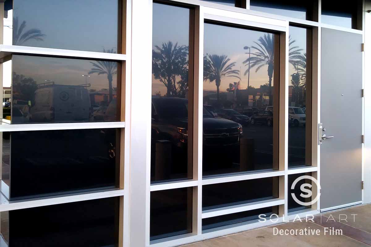 black out window film